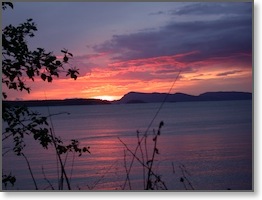 Orcas Island sunset
